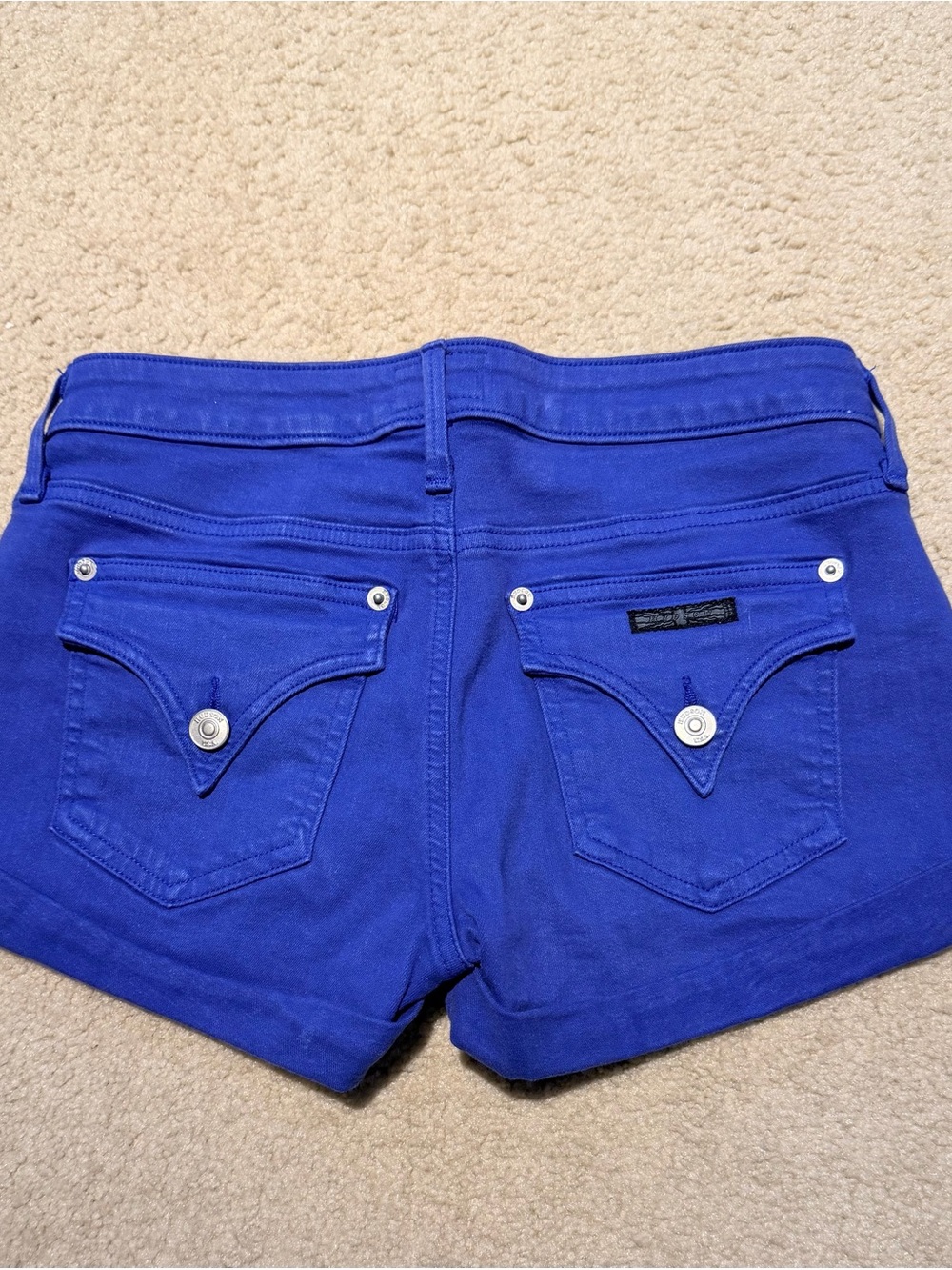 Hudson Jeans Hampton Cuffed Shorts Low Rise Size 26